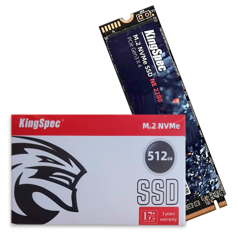 Disco SSD Kingspec M2 NVME PCIE de 512GB
