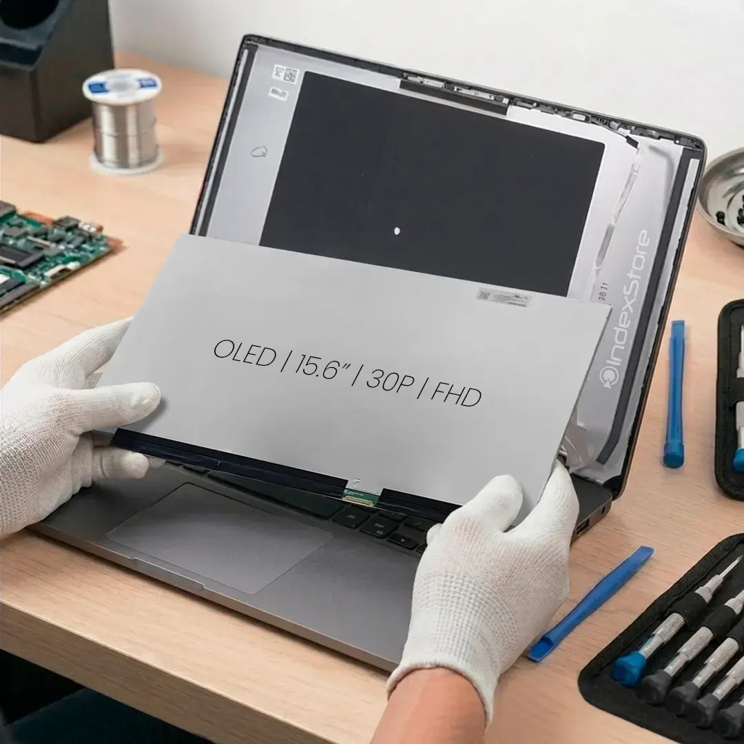 Pantalla de notebook OLED de 15.6 pulgadas, 30 pines, resolución Fhd, sin soportes. Pantalla de Notebook compatible con equipos HP, Lenovo, Dell, Asus, Acer, Toshiba, Sony Vaio, Samsung, Msi