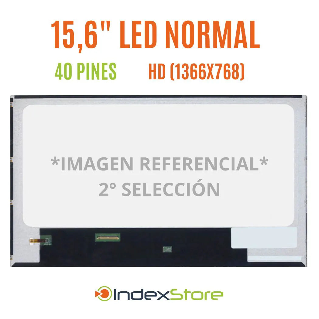 Pantalla de notebook Normal de 15,6 pulgadas, 40 pines, resolución HD (de segunda mano). Pantalla de Notebook compatible con equipos HP, Lenovo, Dell, Asus, Acer, Toshiba, Sony Vaio, Samsung, Msi