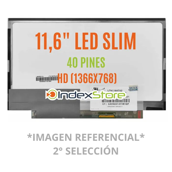 Pantalla Notebook S/M Slim 11.6 HD 40P