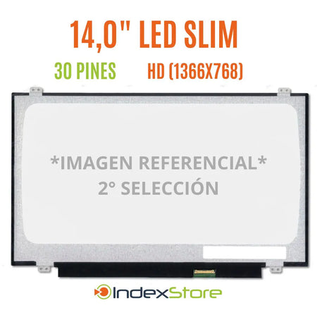 Pantalla de notebook Slim de 14.0 pulgadas, 30 pines, resolución Hd (de segunda mano). Pantalla de Notebook compatible con equipos HP, Lenovo, Dell, Asus, Acer, Toshiba, Sony Vaio, Samsung, Msi