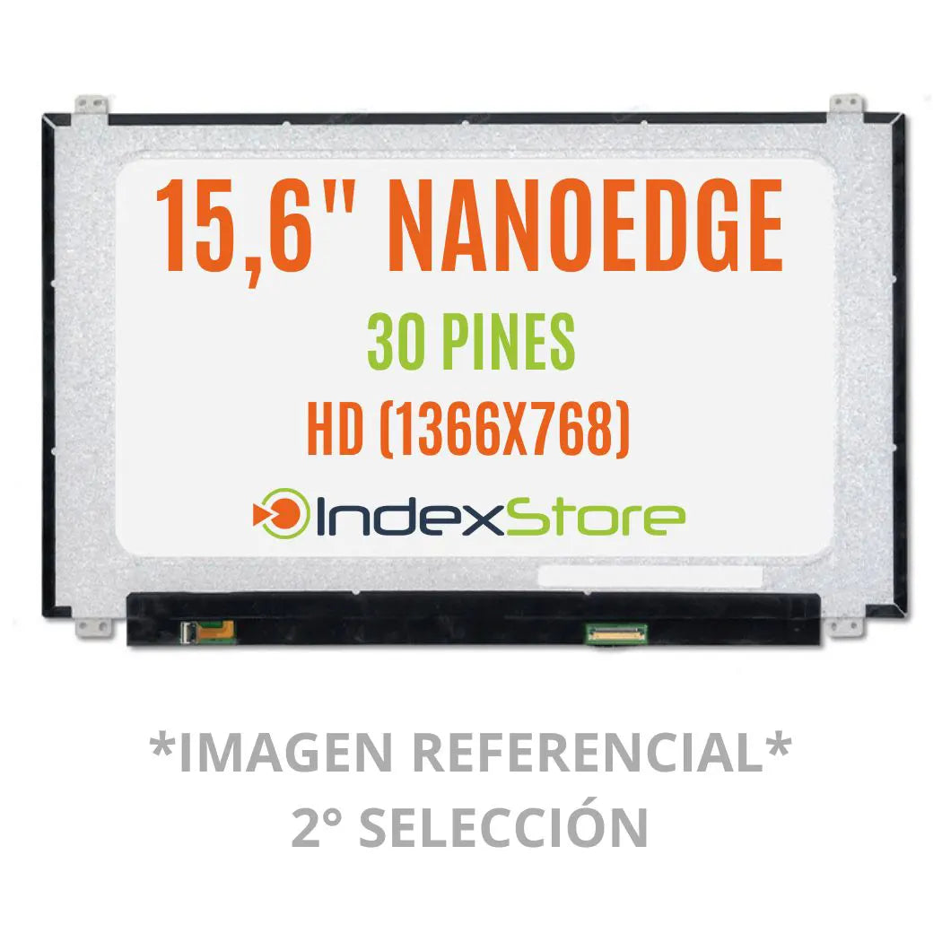 Pantalla de notebook Thin de 15.6 pulgadas, 30 pines, resolución Hd (de segunda mano). Pantalla de Notebook compatible con equipos HP, Lenovo, Dell, Asus, Acer, Toshiba, Sony Vaio, Samsung, Msi
