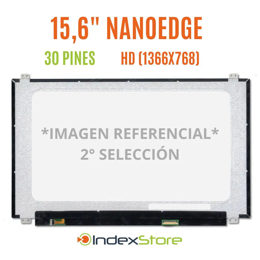 Pantalla de notebook Thin de 15.6 pulgadas, 30 pines, resolución Hd (de segunda mano). Pantalla de Notebook compatible con equipos HP, Lenovo, Dell, Asus, Acer, Toshiba, Sony Vaio, Samsung, Msi