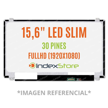Pantalla de notebook Slim de 15.6 pulgadas, 30 pines, resolución Fhd, soportes arriba y abajo. Pantalla de Notebook compatible con equipos HP, Lenovo, Dell, Asus, Acer, Toshiba, Sony Vaio, Samsung, Msi