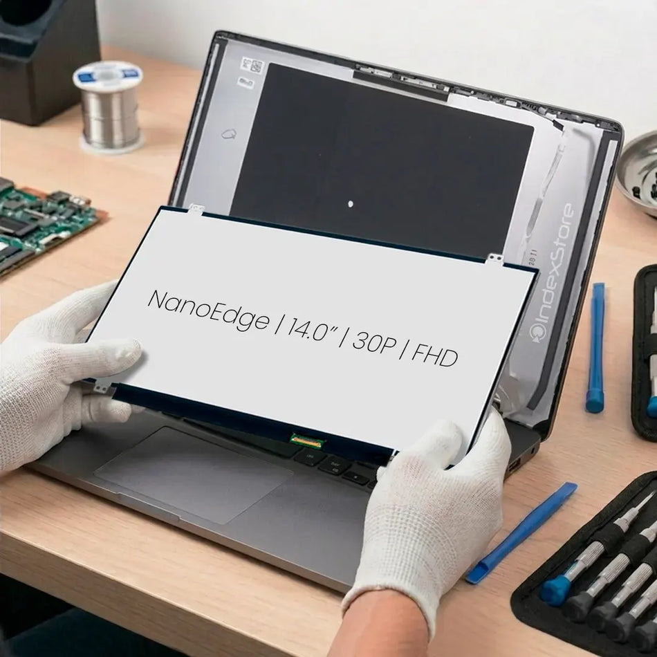 Pantalla de notebook Thin Bezel de 14.0 pulgadas, 30 pines, resolución Fhd, soportes arriba y abajo. Pantalla de Notebook compatible con equipos HP, Lenovo, Dell, Asus, Acer, Toshiba, Sony Vaio, Samsung, Msi