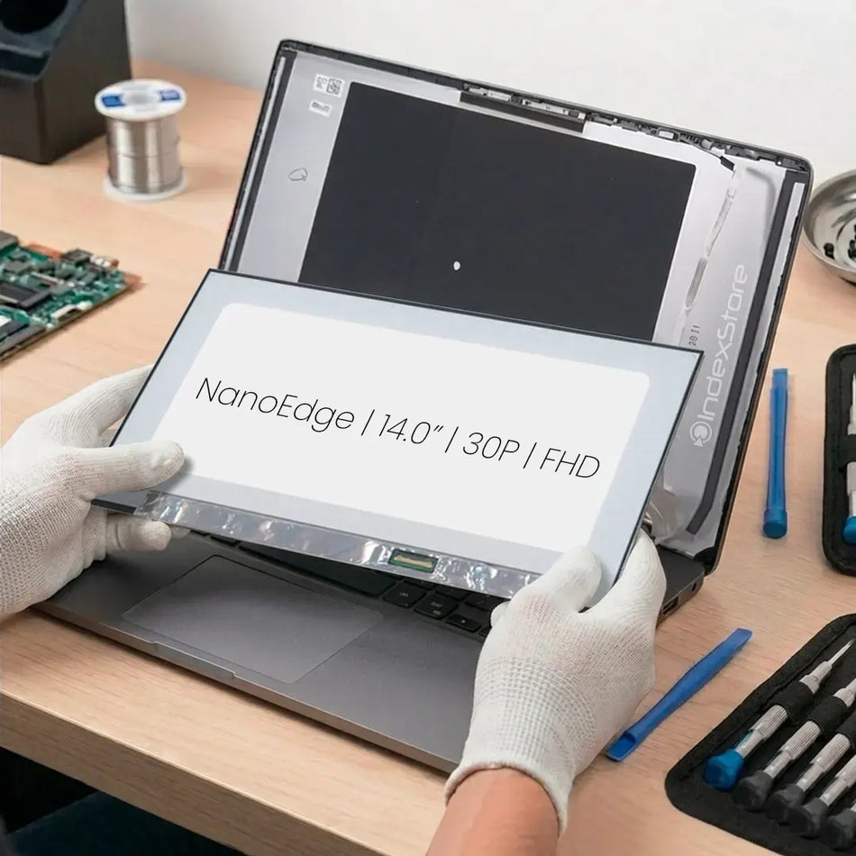 Pantalla de notebook Thin Bezel de 14.0 pulgadas, 30 pines, resolución Fhd, sin bracket y placa lógica integrada. Pantalla de Notebook compatible con equipos HP, Lenovo, Dell, Asus, Acer, Toshiba, Sony Vaio, Samsung, Msi