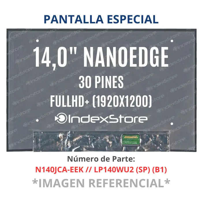Pantalla Notebook Thin Bezel PLI 14.0 30P FHD+ S/B PN: N140JCA-EEK