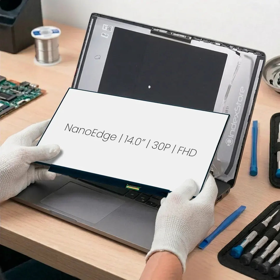 Pantalla de notebook Thin Bezel de 14.0 pulgadas, 30 pines, resolución Fhd, sin bracket. Pantalla de Notebook compatible con equipos HP, Lenovo, Dell, Asus, Acer, Toshiba, Sony Vaio, Samsung, Msi