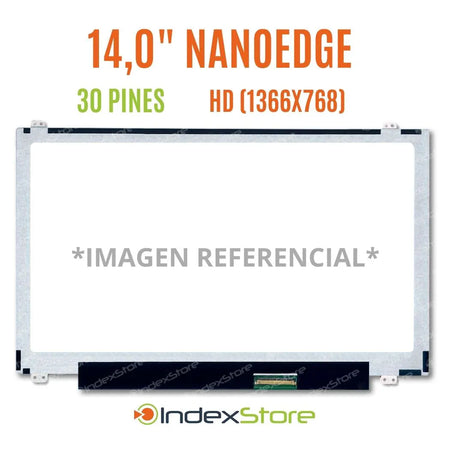 Pantalla de notebook Thin Bezel de 14.0 pulgadas, 30 pines, resolución Hd, soportes arriba y abajo. Pantalla de Notebook compatible con equipos HP, Lenovo, Dell, Asus, Acer, Toshiba, Sony Vaio, Samsung, Msi