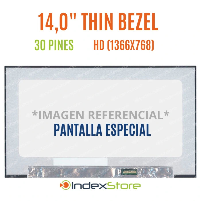 Pantalla Notebook Thin Bezel PLI 14.0 HD 30 Pines S/B