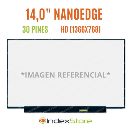 Pantalla de notebook Thin Bezel de 14.0 pulgadas, 30 pines, resolución Hd, sin bracket. Pantalla de Notebook compatible con equipos HP, Lenovo, Dell, Asus, Acer, Toshiba, Sony Vaio, Samsung, Msi