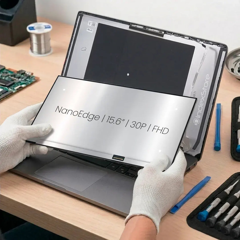 Pantalla de notebook Thin Bezel Pli de 15.6 pulgadas, 30 pines, resolución Fhd, sin bracket. Pantalla de Notebook compatible con equipos HP, Lenovo, Dell, Asus, Acer, Toshiba, Sony Vaio, Samsung, Msi