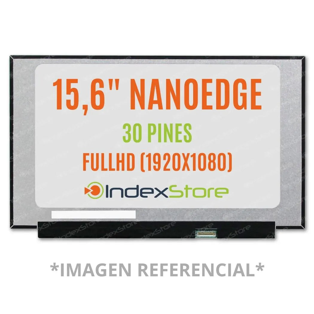 Pantalla de notebook Thin Bezel de 15.6 pulgadas, 30 pines, resolución Fhd, sin bracket. Pantalla de Notebook compatible con equipos HP, Lenovo, Dell, Asus, Acer, Toshiba, Sony Vaio, Samsung, Msi