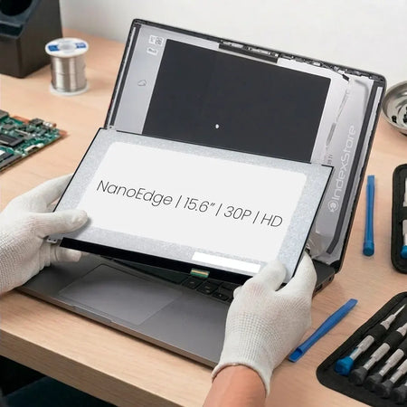 Pantalla de notebook Thin Bezel de 15.6 pulgadas, 30 pines, resolución Hd, soportes arriba y abajo. Pantalla de Notebook compatible con equipos HP, Lenovo, Dell, Asus, Acer, Toshiba, Sony Vaio, Samsung, Msi