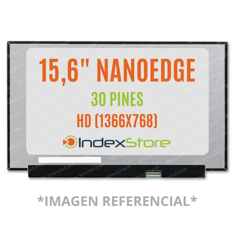 Pantalla de notebook Thin Bezel de 15.6 pulgadas, 30 pines, resolución Hd, sin bracket. Pantalla de Notebook compatible con equipos HP, Lenovo, Dell, Asus, Acer, Toshiba, Sony Vaio, Samsung, Msi
