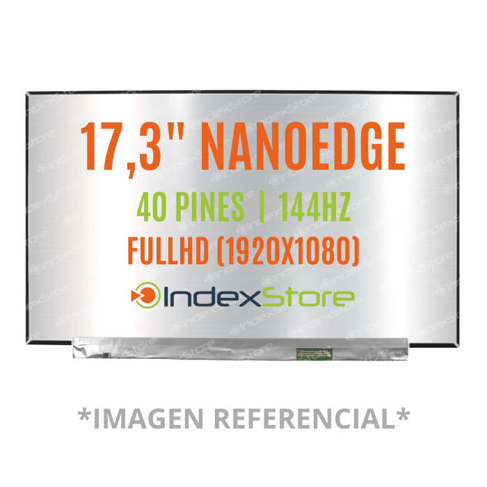Pantalla Notebook Slim 17.3 FHD 40 Pines 144Hz S/B