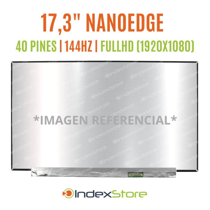 Pantalla Notebook Slim 17.3 FHD 40 Pines 144Hz S/B