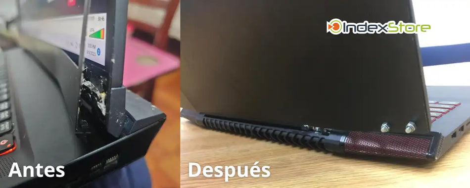 Reparación de Bisagras de Notebook con método "tornillos pasados".