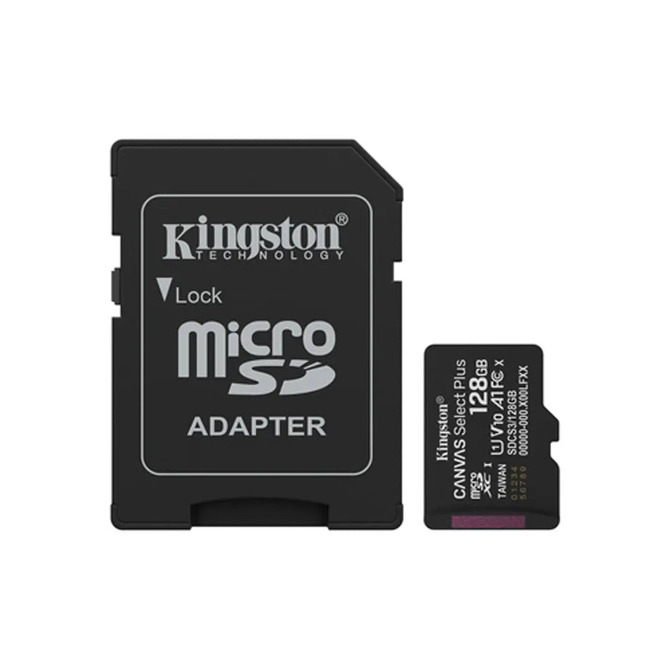 Tarjeta Micro SD de 128GB Marca Kingston