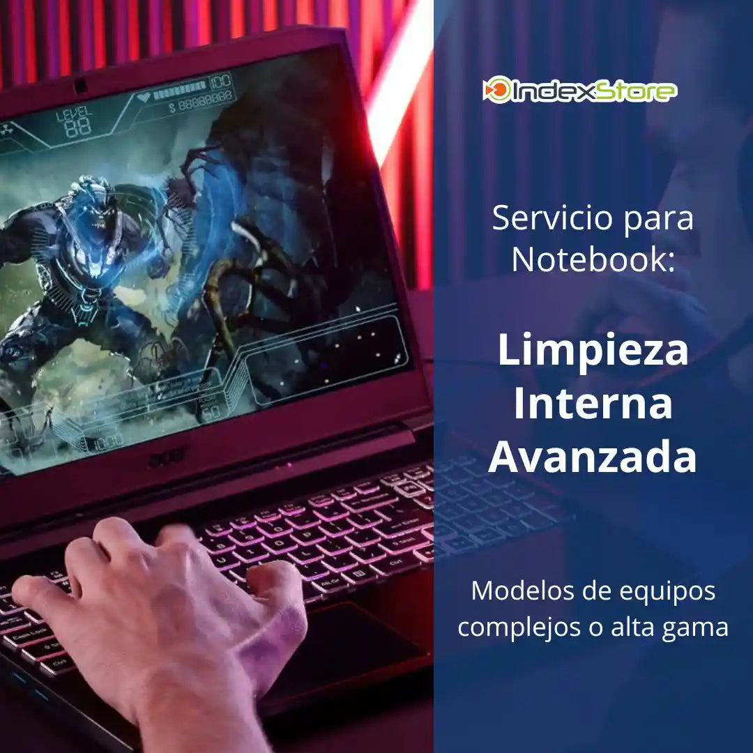 Limpieza Interna Avanzada para Notebook Alta Gama