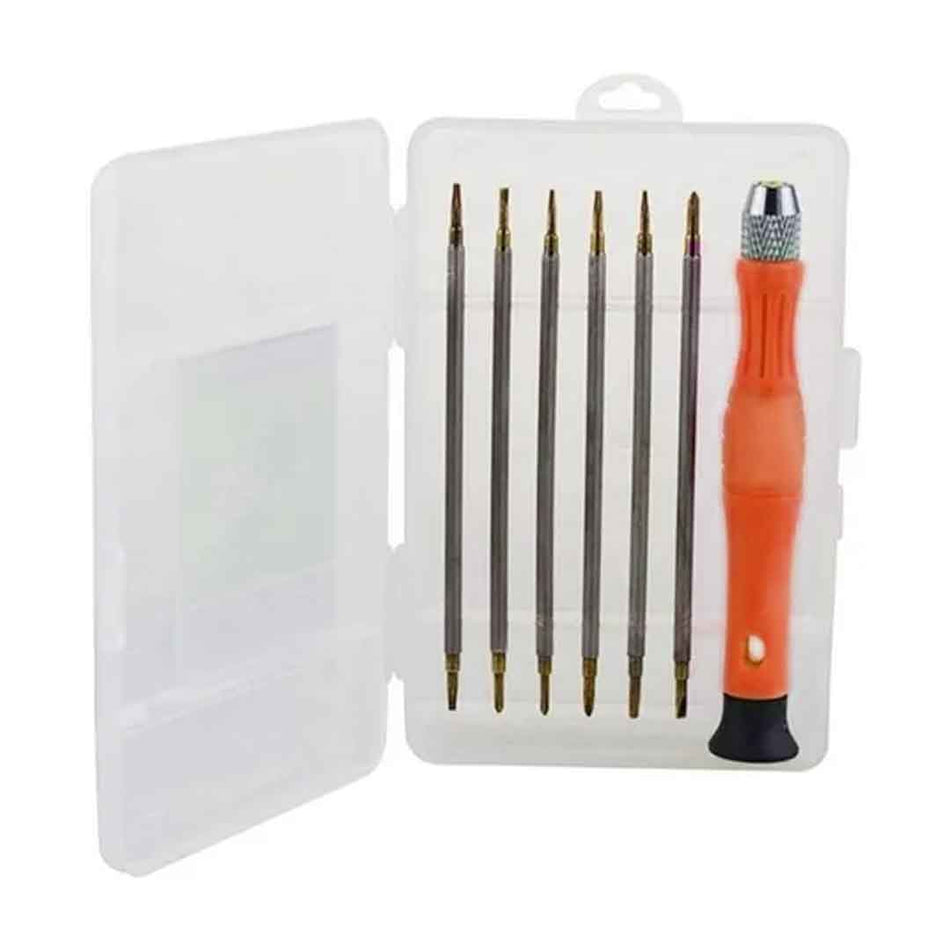 Kit de destornilladores 6 en uno de 12 puntas