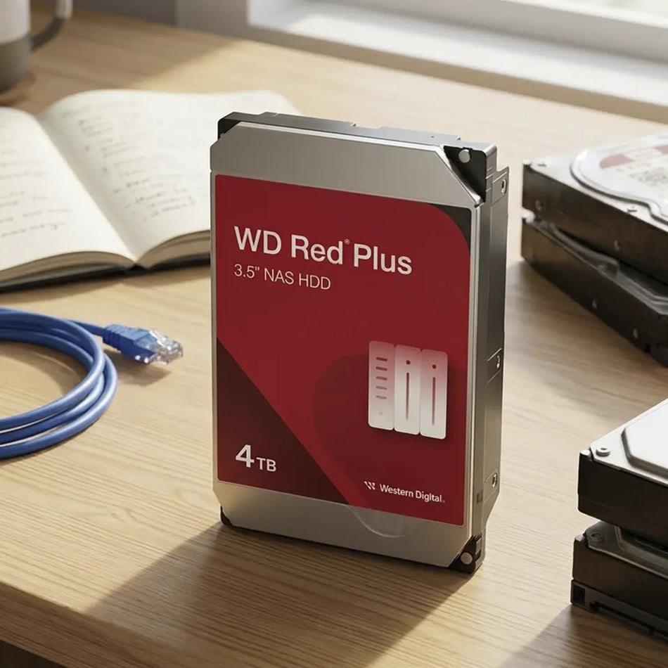 Disco Duro 3.5 WD Red Plus de 4TB para NAS