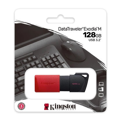 Pendrive Kingston USB 3.2 de 128GB DataTraveler Exodia
