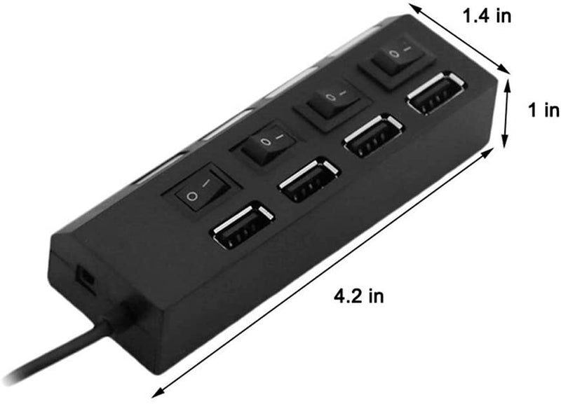 Hub Hub USB 2.0 con 4 Puertos