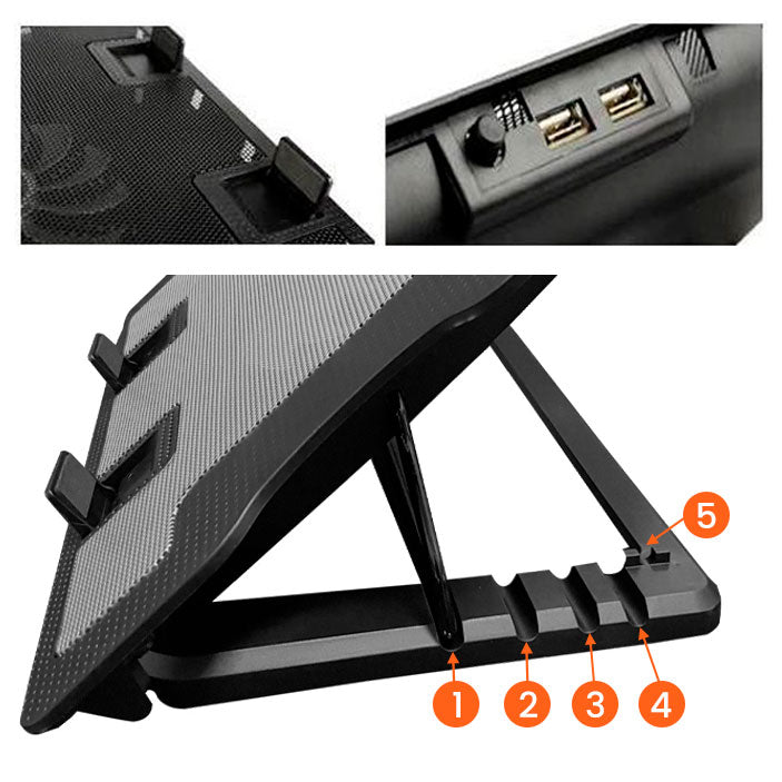 Ventilador Autoajustable de Notebook Modelo 646 638B