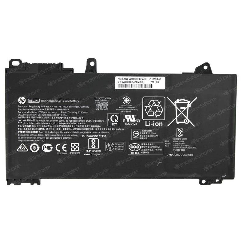 Batería Original Hp 445, 450, 440, 430 G6 (RE03XL)