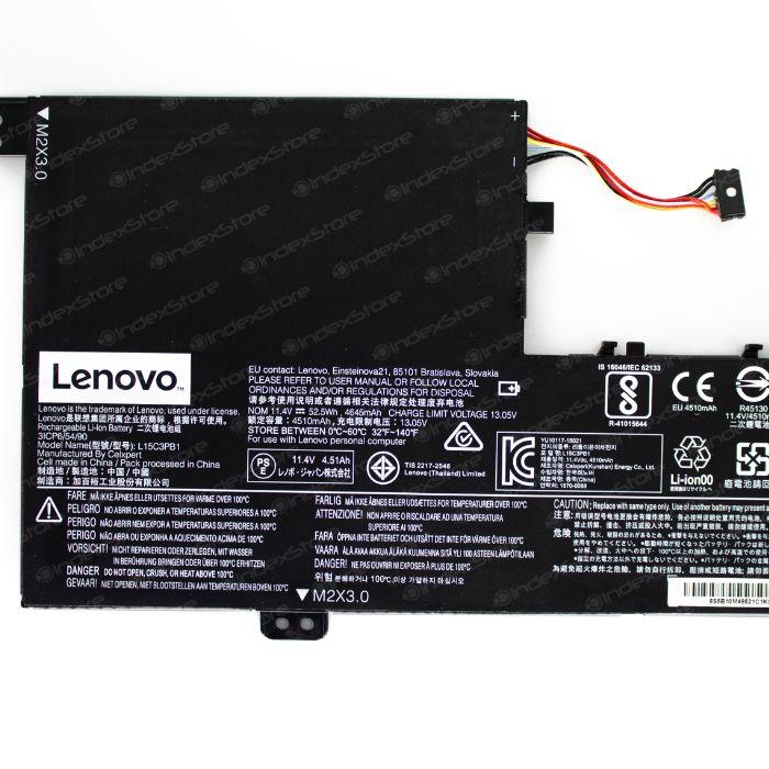 Batería Original Lenovo 520-14IKB(L15C3PB1) 9 Ganchos