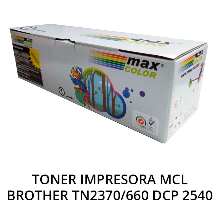Tóner Impresora MCL Brother TN2370/660 DCP 2540