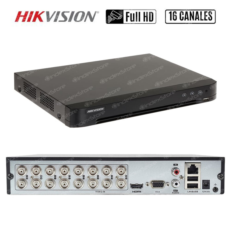 Video Grabador Hikvision de 16 Canales H265 Modelo DS-7216HGHI-M1