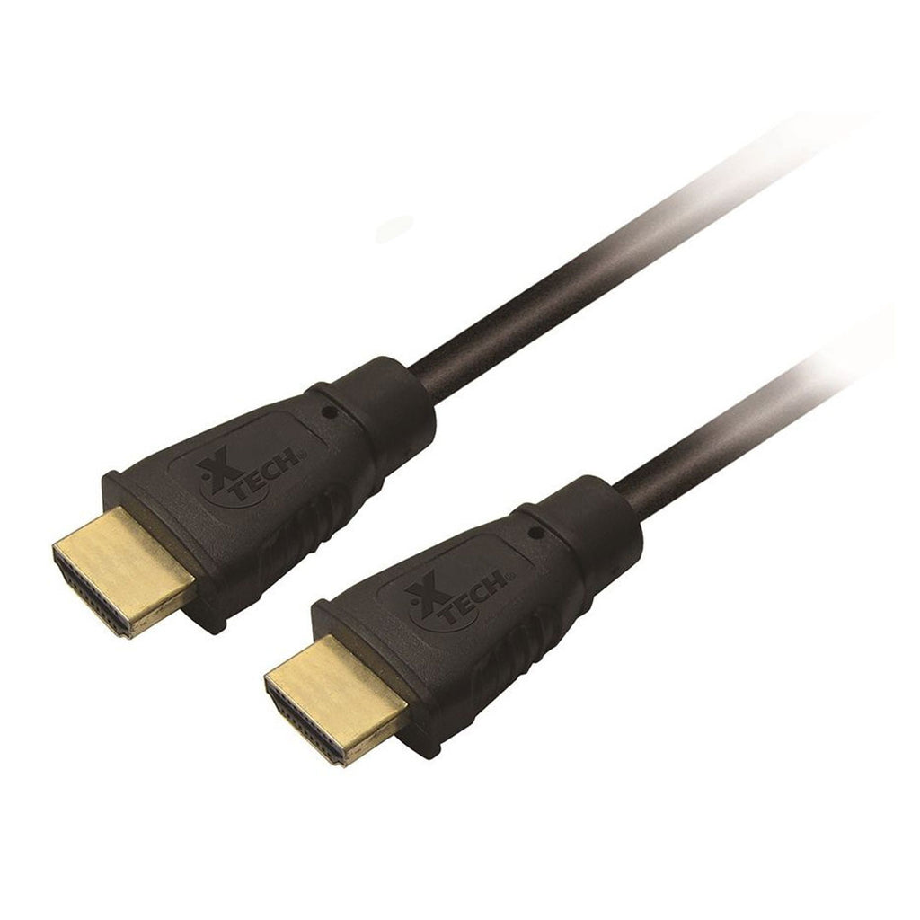 CABLE HDMI MACHO A HDMI MACHO GIRATORIO  XTECH XTC-606 3840X2160P 1.8MTS NEGRO
