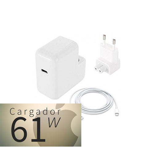 Cargador MacBook Tipo USB-C de 61W